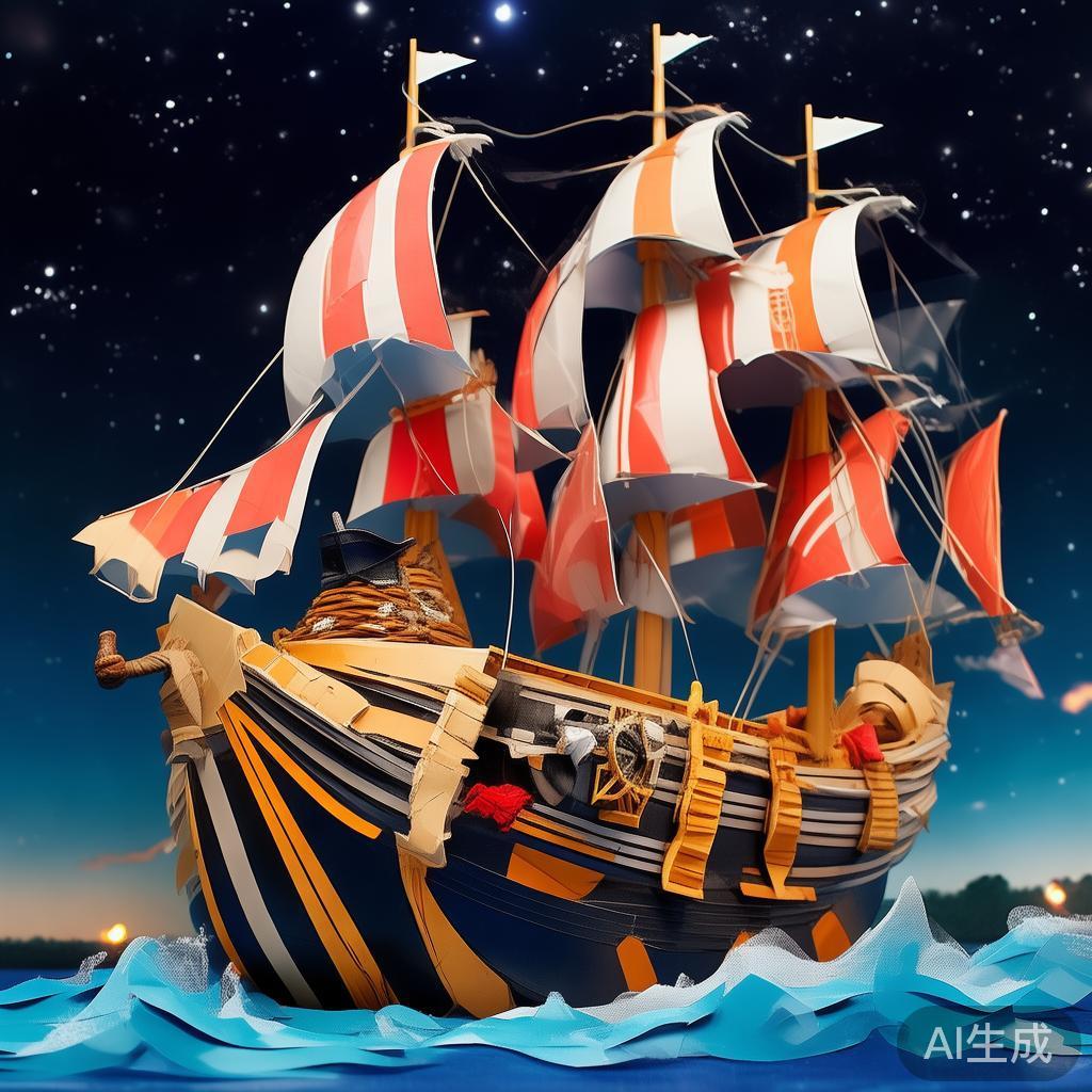 动手折只海盗船，扬帆起航海盗梦！
