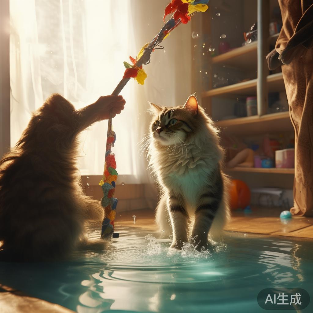 如何驯服猫咪，让它不再怕水