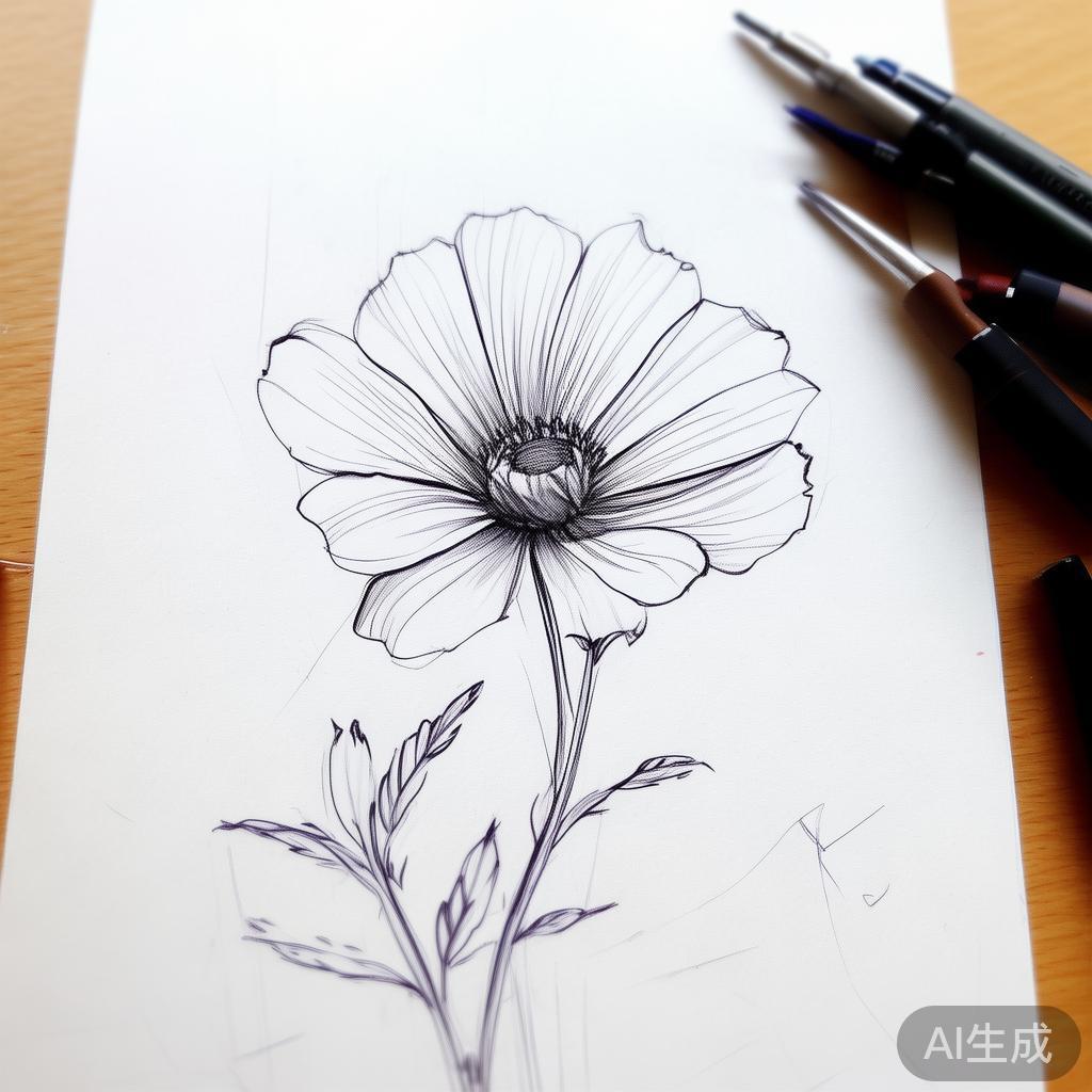 速写不蹭花的秘诀，让你的线条干净利落，画面清晰生动！