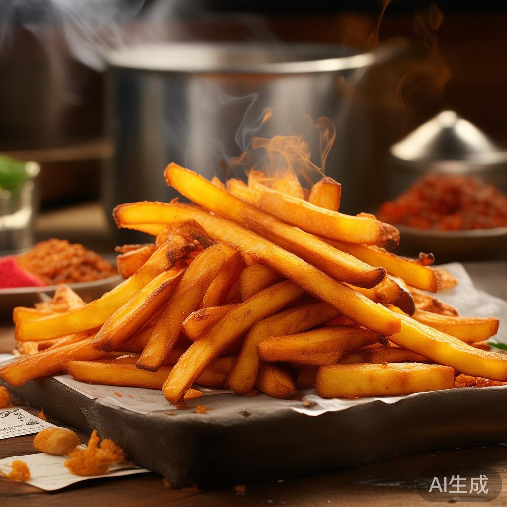 黄金炸红薯条，外酥里糯的秘诀大公开！