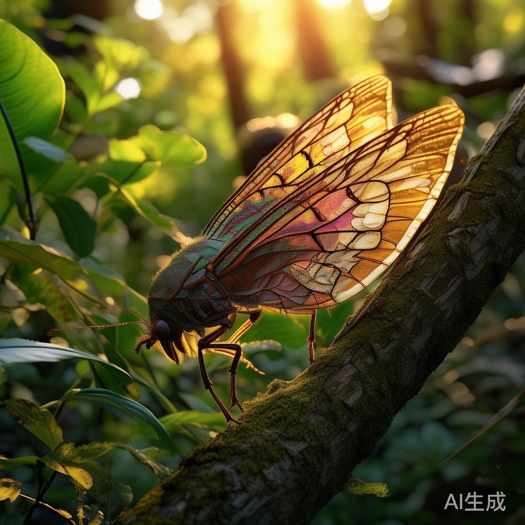 揭秘自然界的奇妙生命，如何寻找并欣赏卧蝉