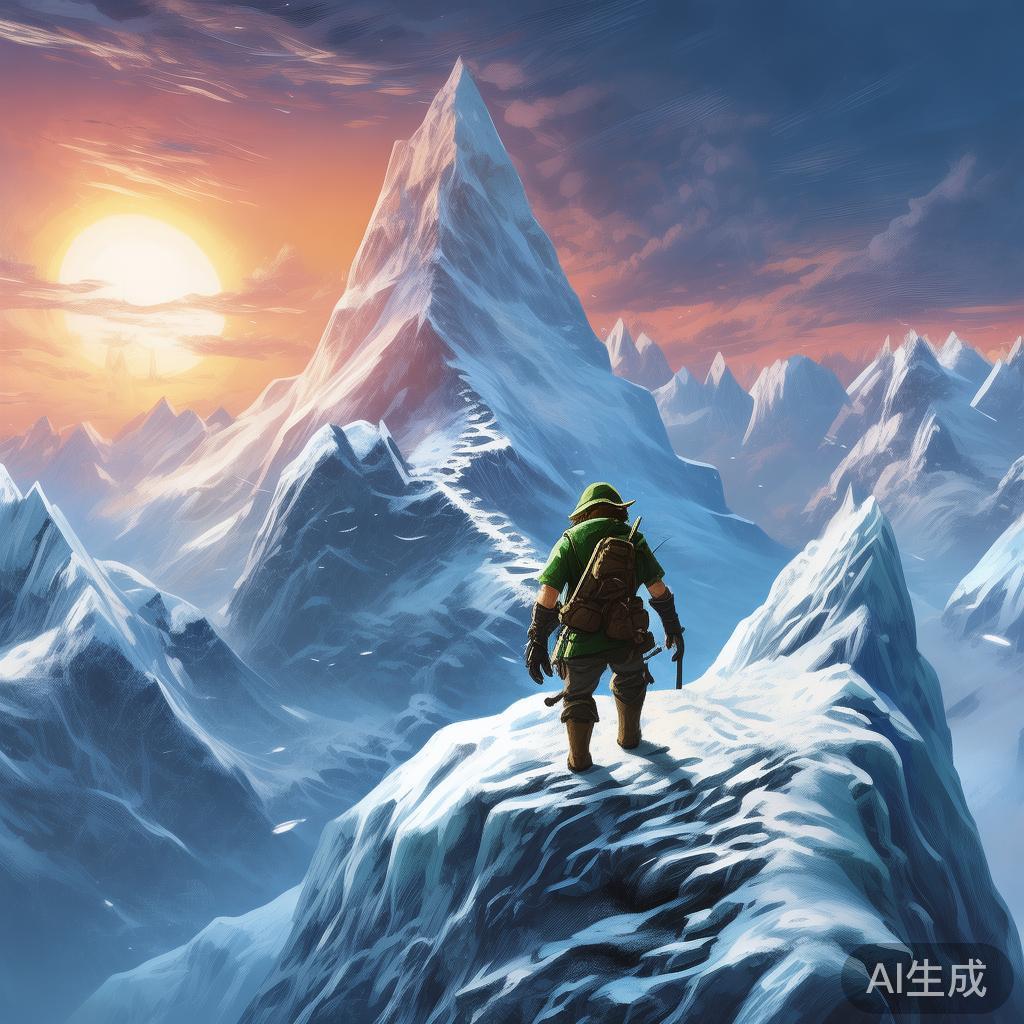 塞尔达传说，旷野之息/守护者雪山探索全攻略，如何顺利登上雪山顶峰？