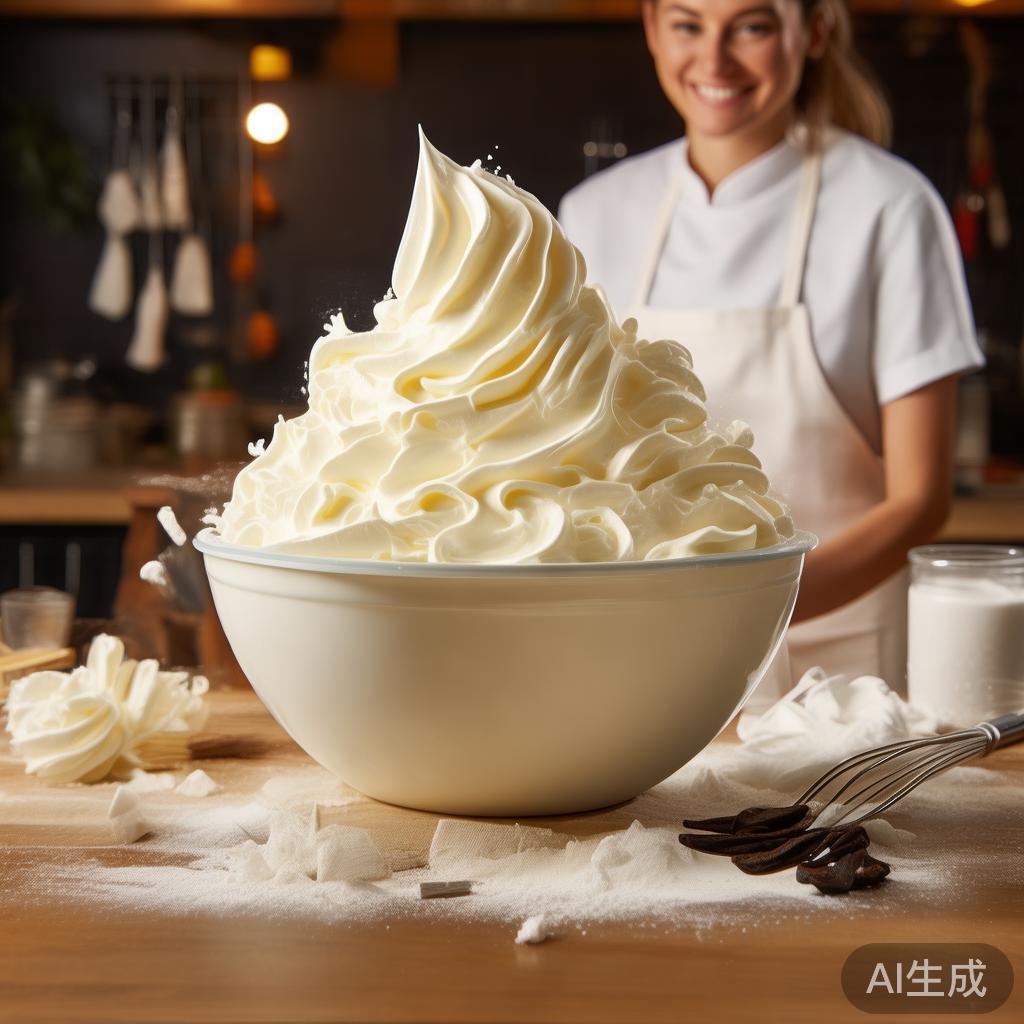 打发成奶油的秘诀，轻松做出完美奶油装饰