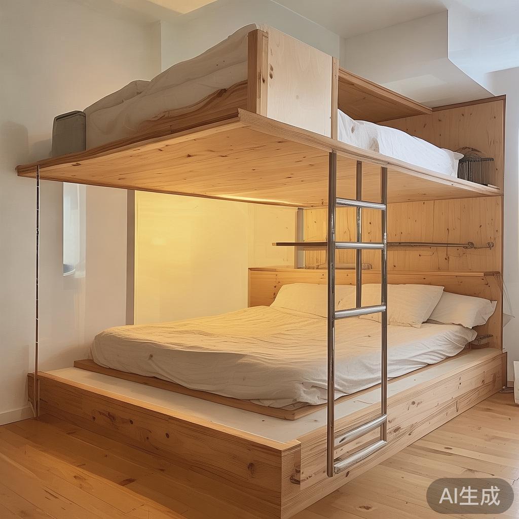 DIY一个小床，轻松搞定小空间睡眠问题！