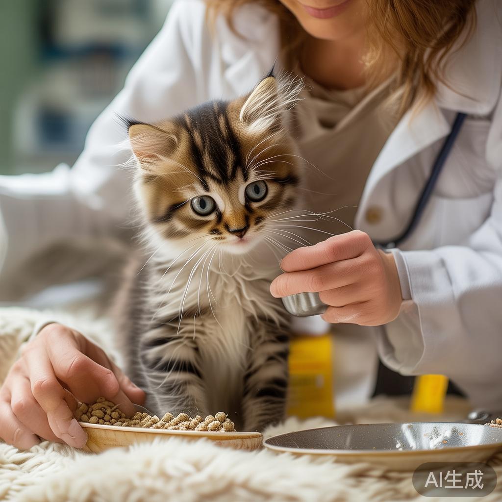 如何科学帮助小猫健康增重，喂养指南与注意事项