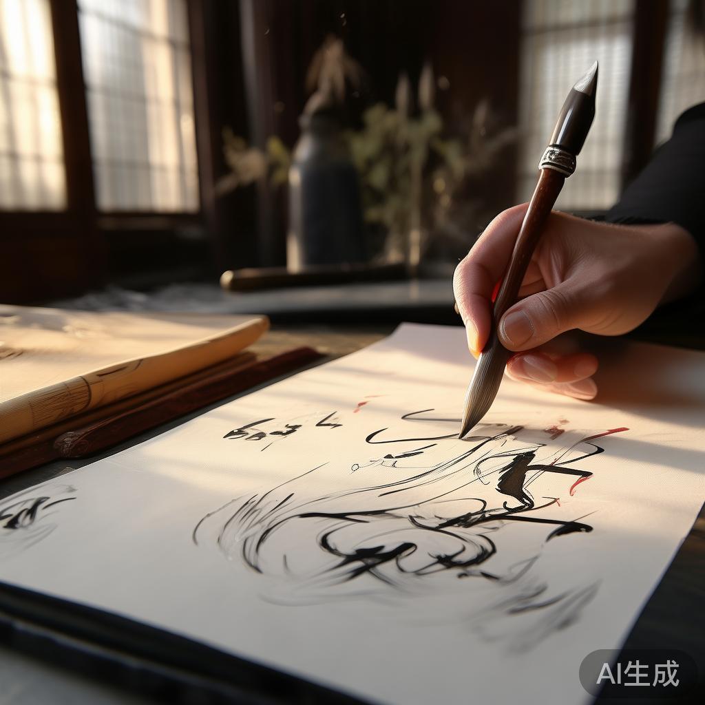 书法创作中如何避免描笔，从技法到心性的修炼