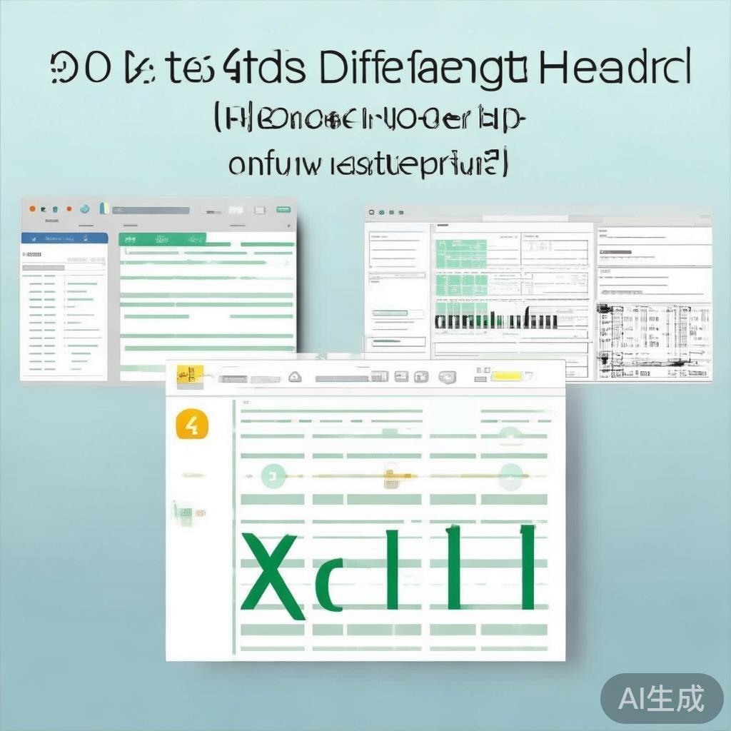 Excel不同页眉设置方法解析 Excel不同页眉设置方法解析