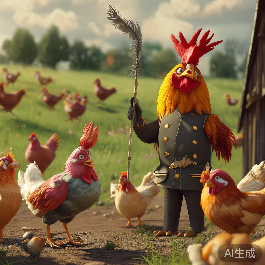 鸡司令的烦恼,如何优雅地与鸡群和谐相处 鸡司令的烦恼,如何优雅地与鸡群和谐相处
