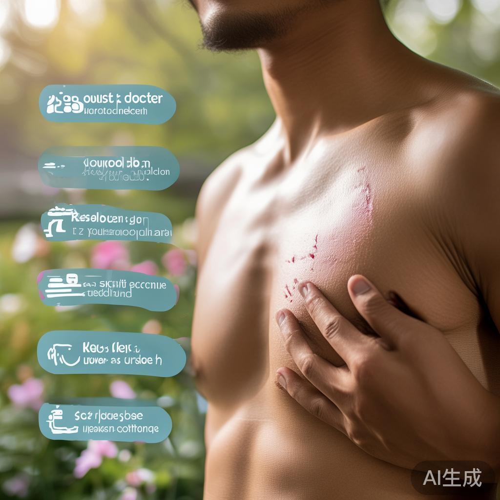 胸前疤痕增生怎么办?科学预防与护理指南 胸前疤痕增生怎么办?科学预防与护理指南