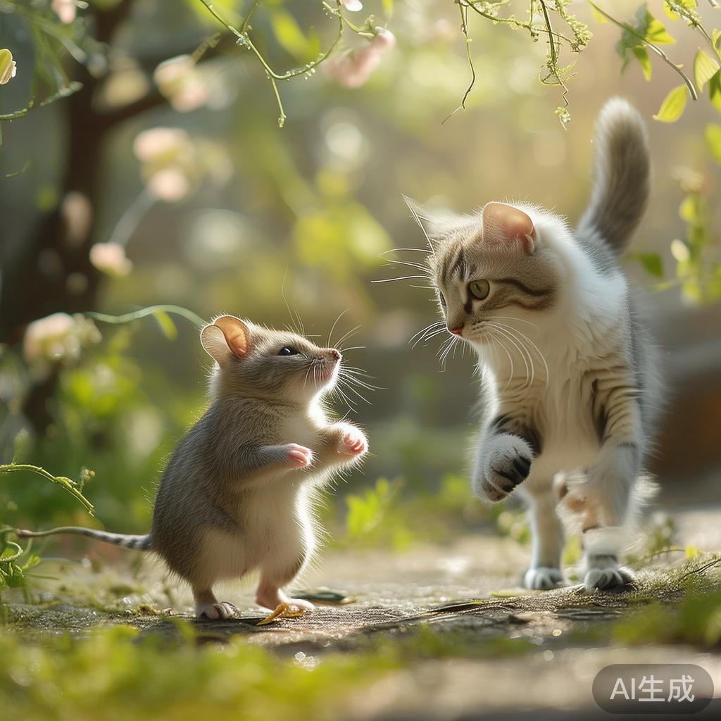 猫鼠共舞,在追逐与陪伴中告别自闭 猫鼠共舞,在追逐与陪伴中告别自闭