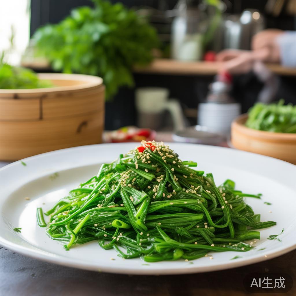 炒芦蒿不发黑?掌握这3个秘诀,脆绿爽口还下饭 炒芦蒿不发黑?掌握这3个秘诀,脆绿爽口还下饭